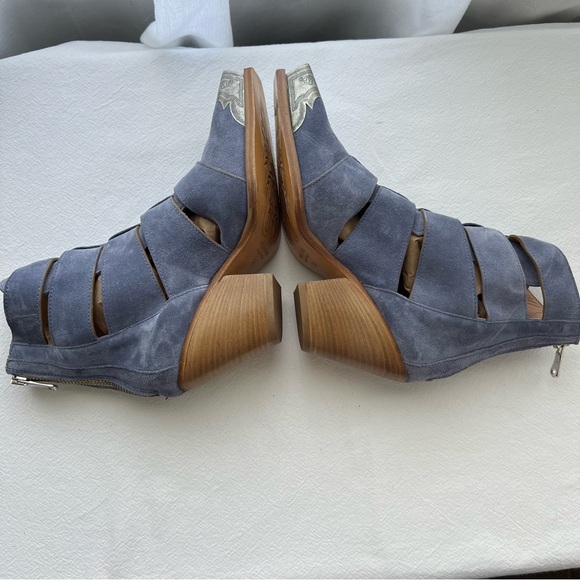 FREE PEOPLE Women’s BRAYDEN Fisherman Western Booties Snip Toe New Size 6 - Picture 6 of 12